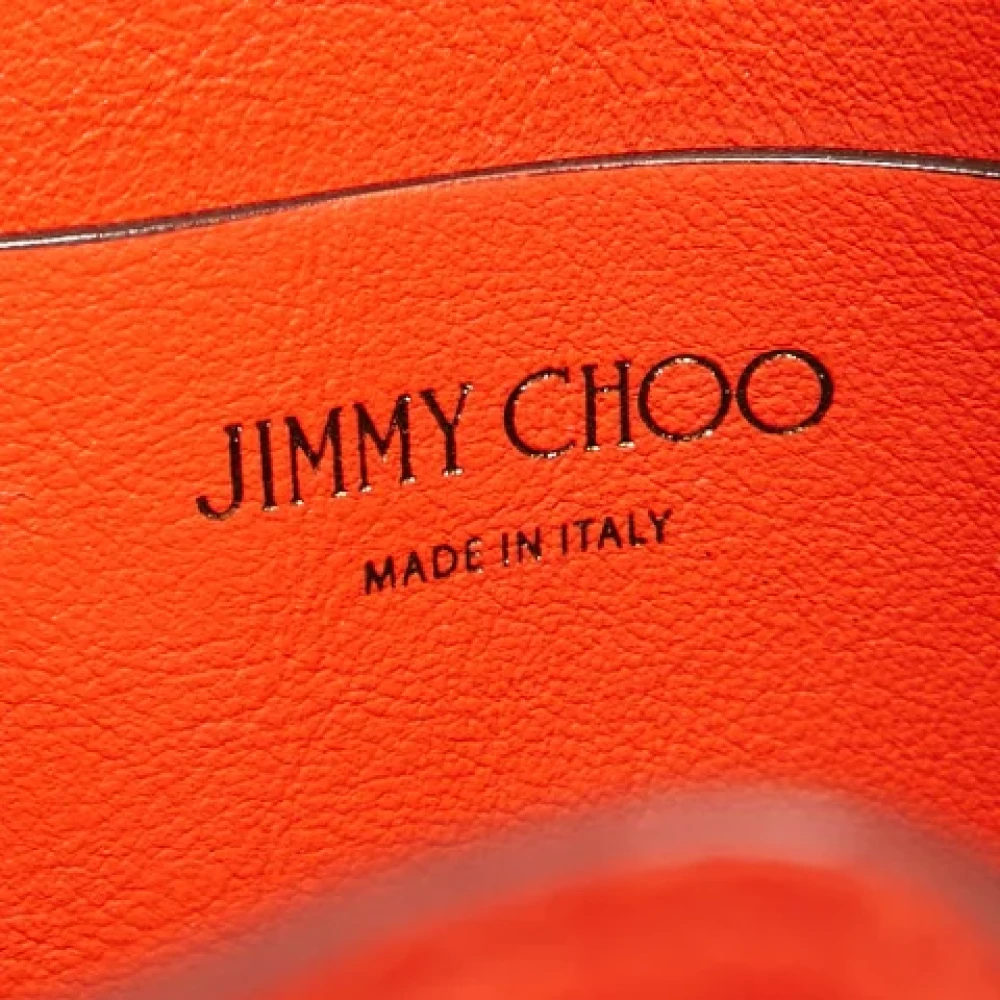 Jimmy Choo Pre-owned Suede shoulder-bags Orange Dames