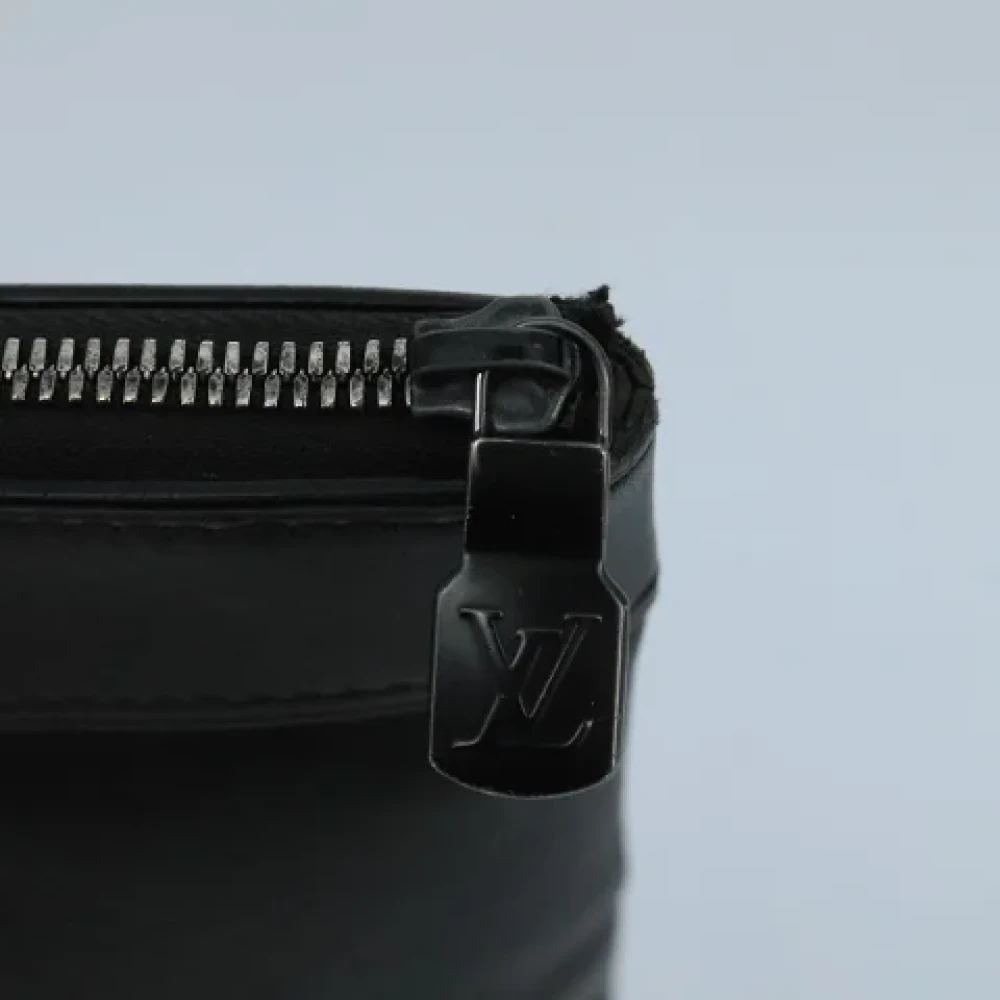 Louis Vuitton Vintage Pre-owned Leather clutches Black Dames