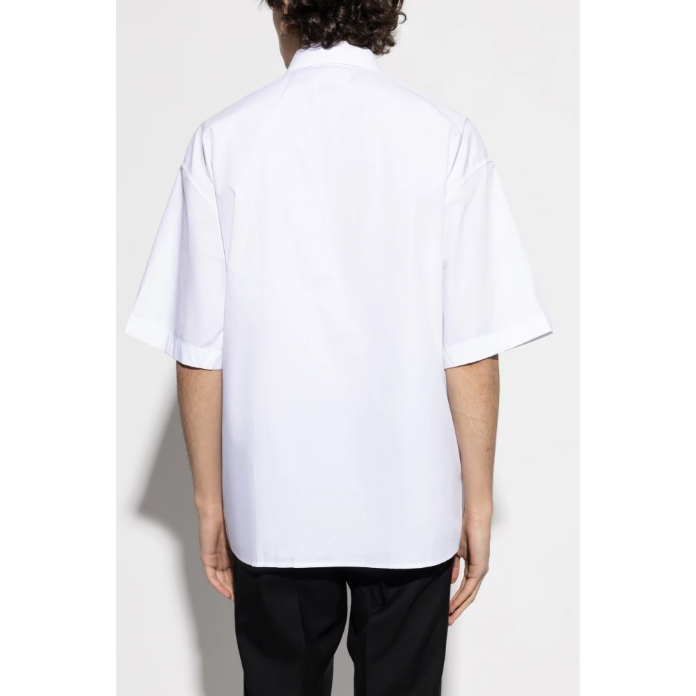 Versace Jeans Couture Overhemd met zakken White Heren
