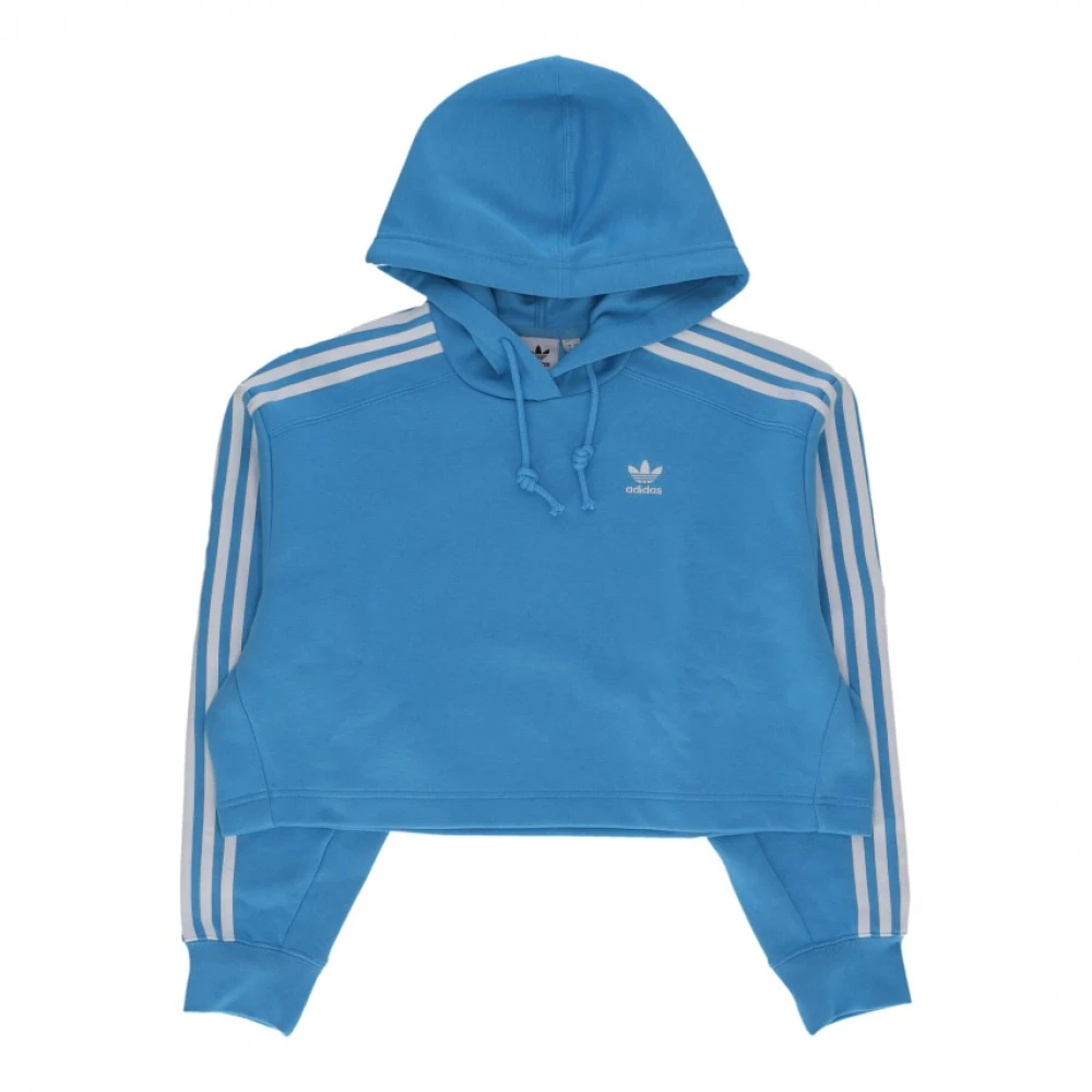 Adidas Sky Rush Kort Hoodie - Streetwear Kollektion Blue, Dam