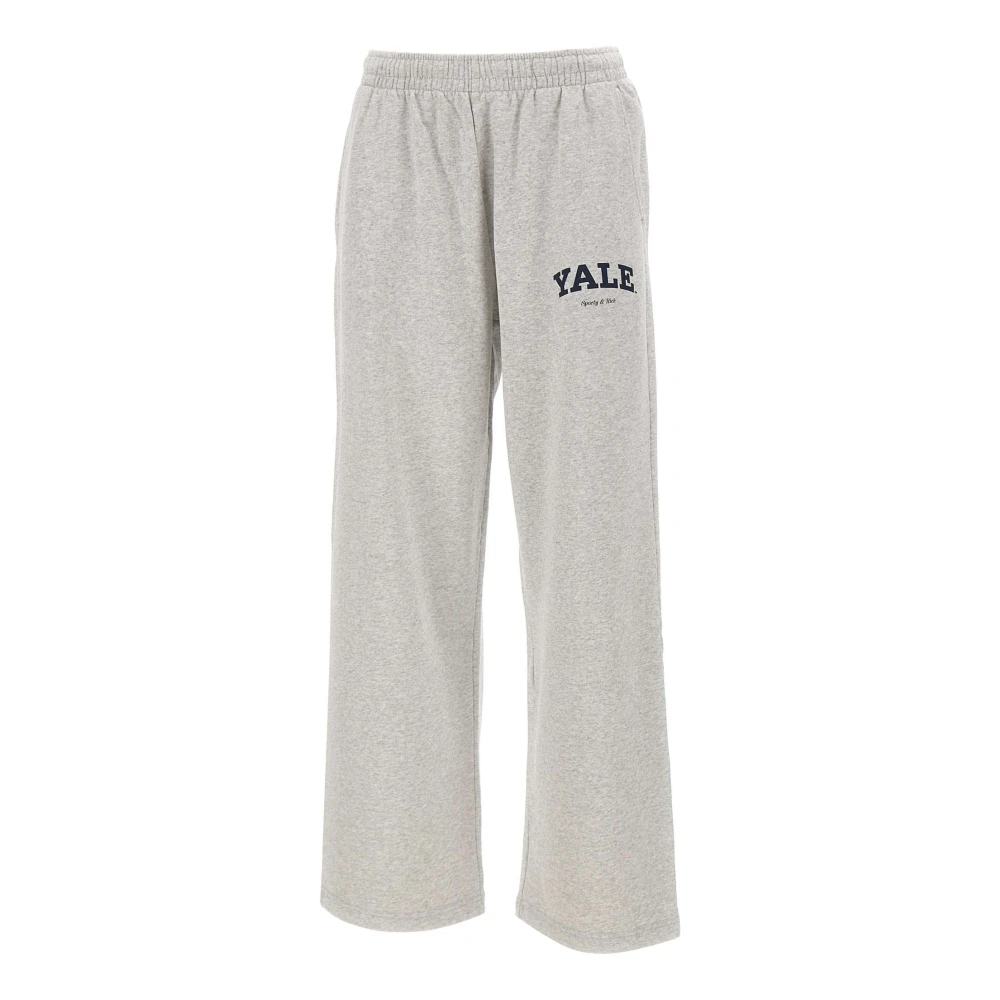 Sporty & Rich Women's Gray Sweatpants, Xs, Yale Joggers