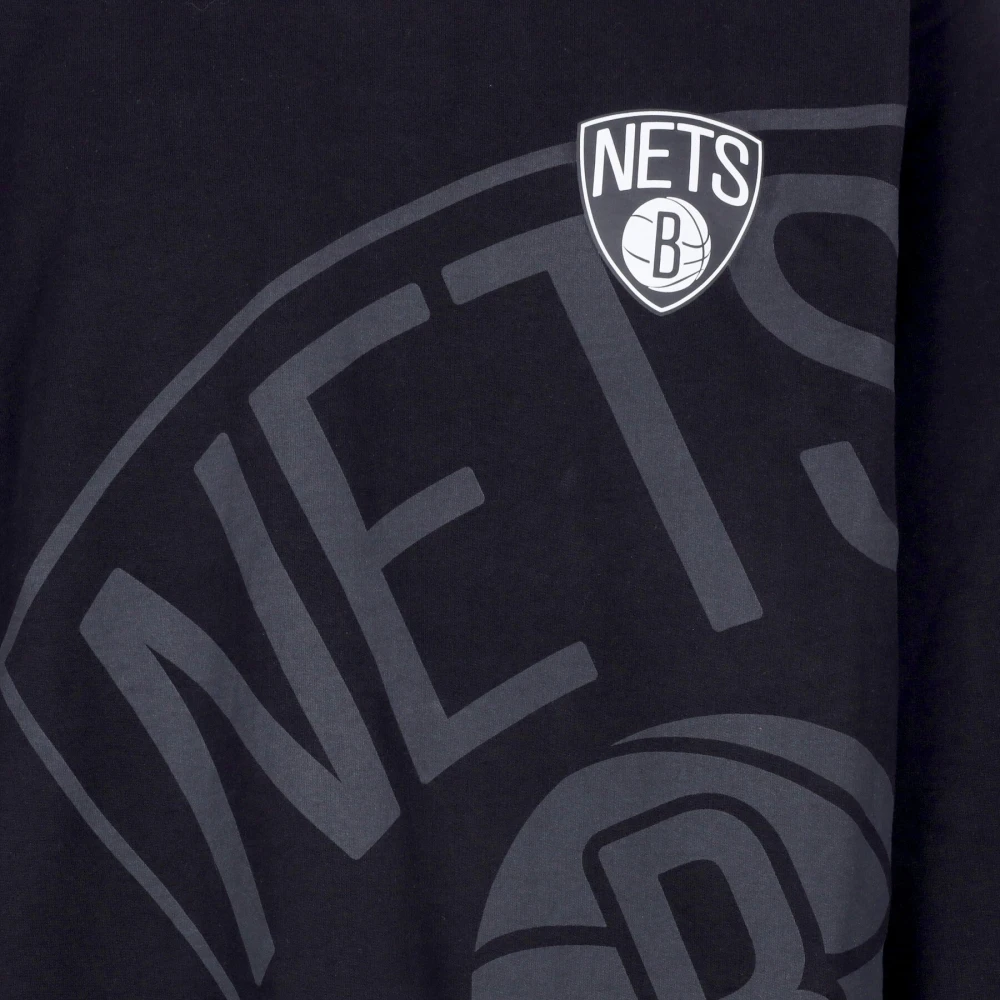new era Brooklyn Nets Crewneck Sweatshirt Zwart Black Heren