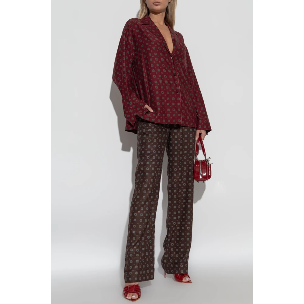 Moschino Pyjama Top Red Dames