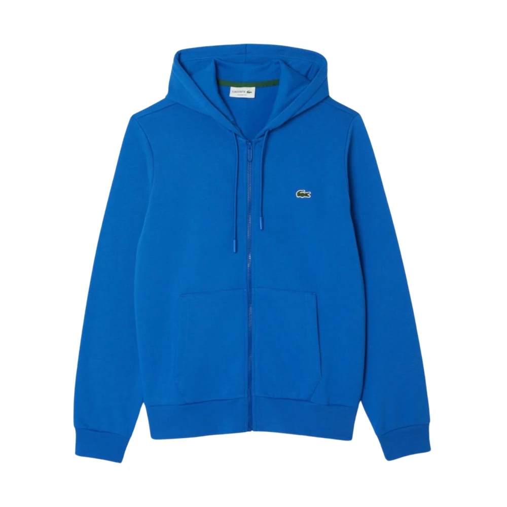 Lacoste Zip-up Jogger Sweatshirt Blue Heren