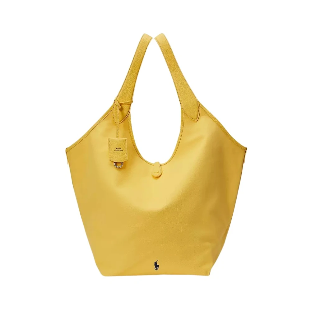 Polo Ralph Lauren Women's Yellow Shopping Bags, One Size, Torba