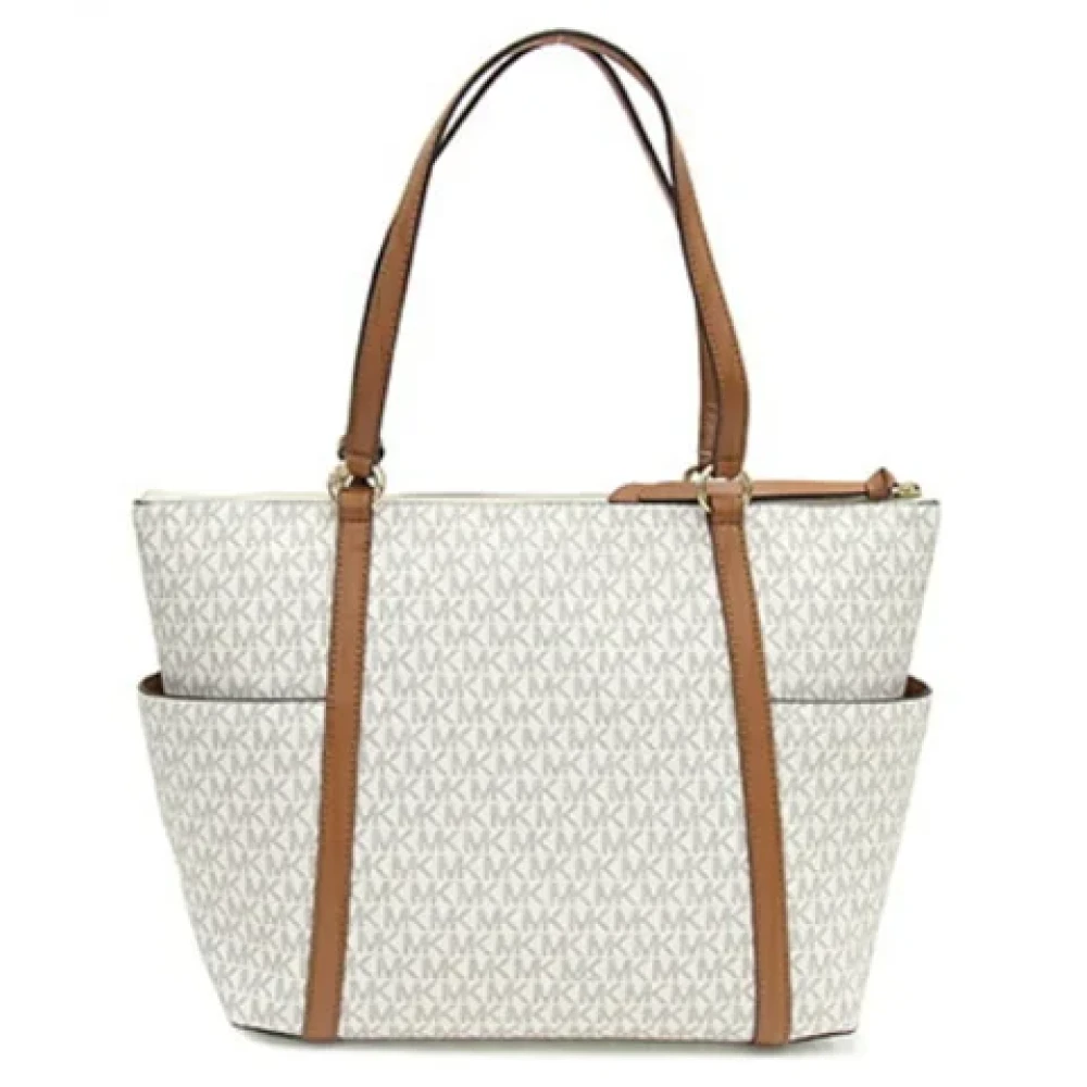 Michael Kors Pre-owned Leather shoulder-bags White Dames