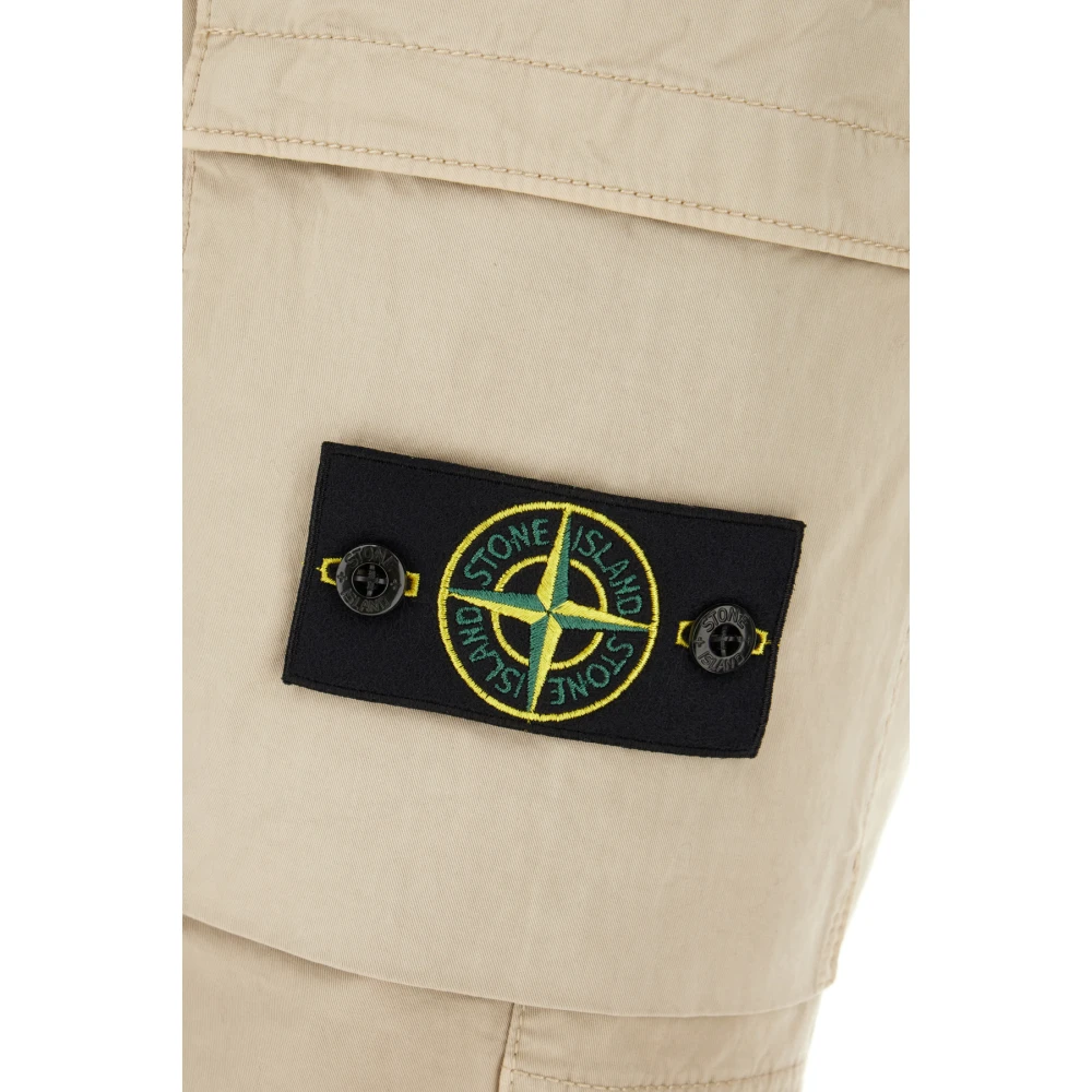 Stone Island Stijlvolle Broeken voor Mannen Beige Heren