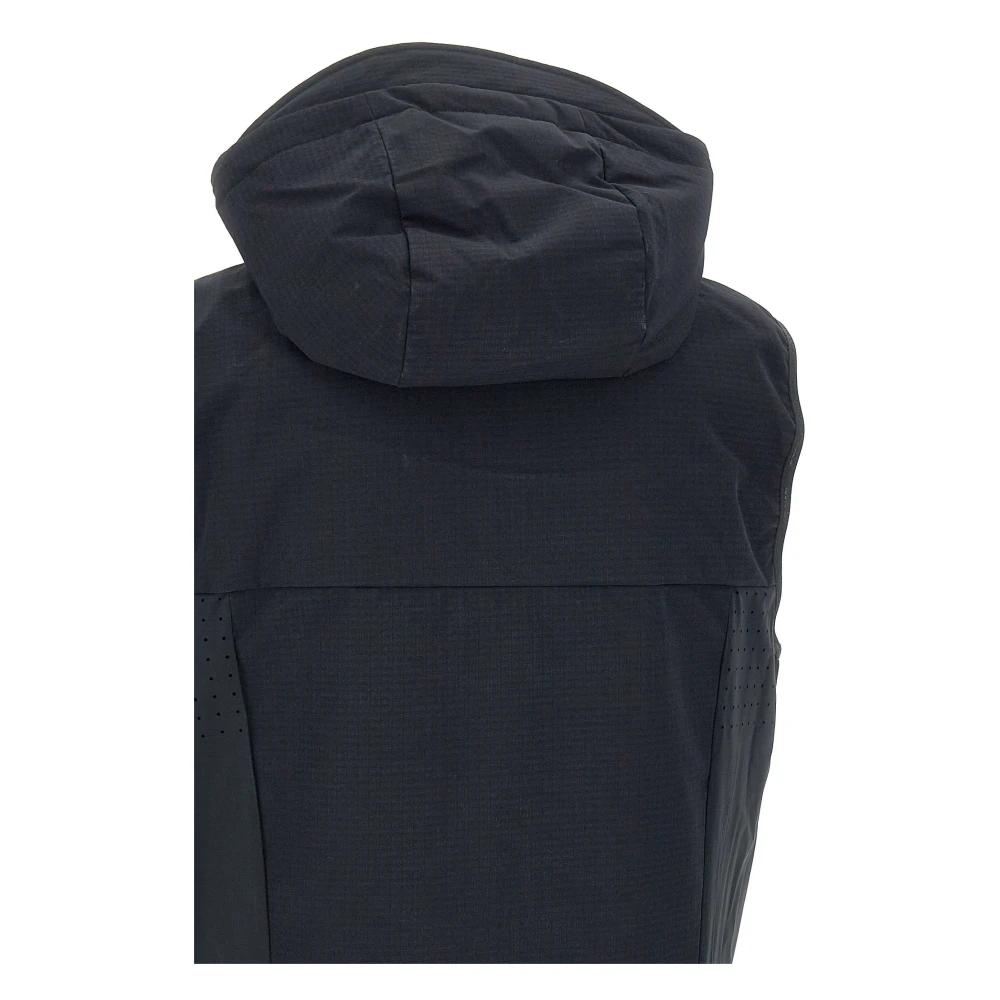 Napapijri Zwart Gilet Jas Waterdicht Lichtgewicht Black Heren