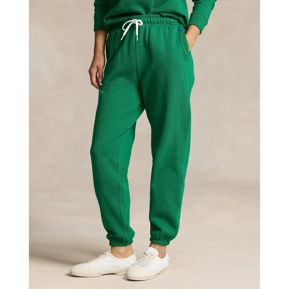 Polo Ralph Lauren Sportieve Sweatpants Green Dames