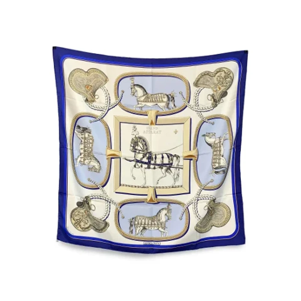 Pre-owned > Pre-owned Accessories > Pre-owned Scarves - - Hermès Vintage - Modalova