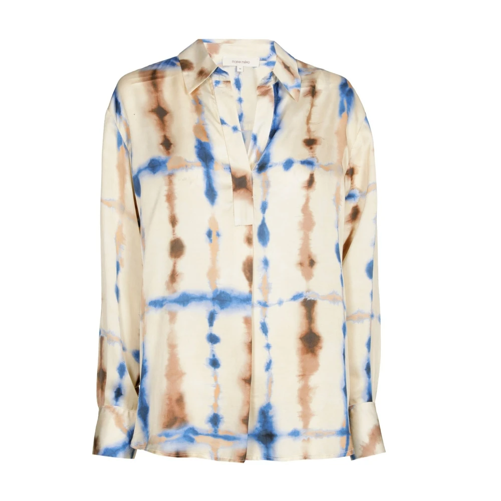 Marie Méro Tie Dye Blouse Tuniek Multicolor Dames