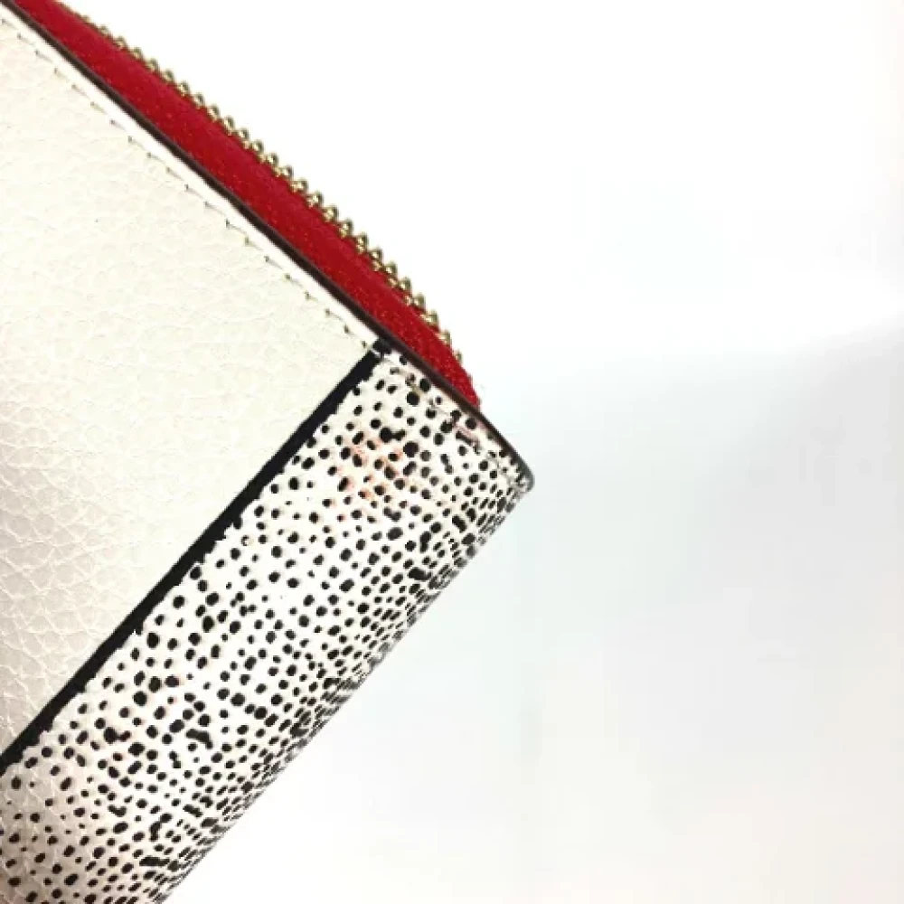 Coach Pre-owned Leather wallets White Dames