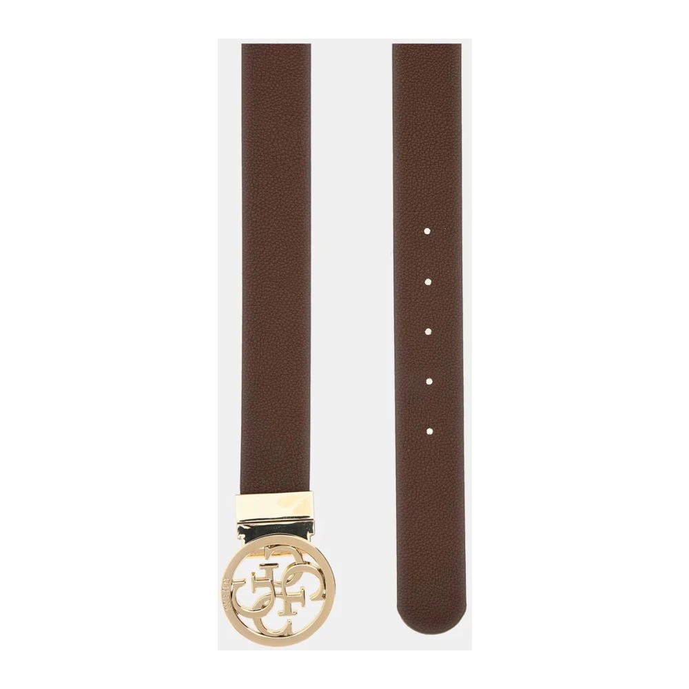 Guess Damesriem Logato Brown Dames
