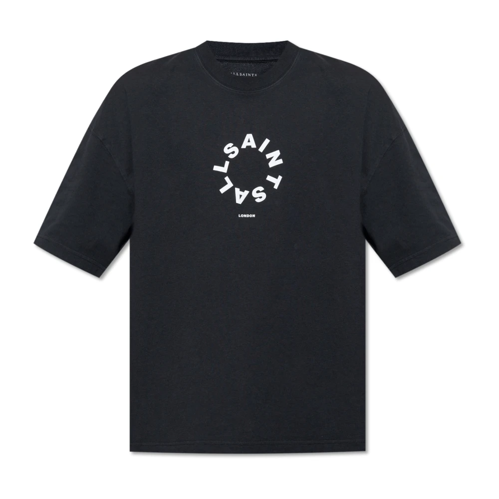 AllSaints Bedrukt T-shirt Black Heren