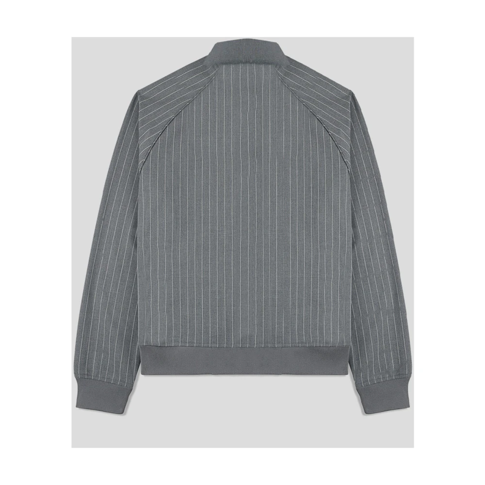 Sergio Tacchini Gessato Suiting Track Jacket Gray Heren