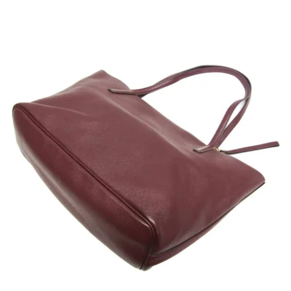 Salvatore Ferragamo Pre-owned Leather totes Red Dames