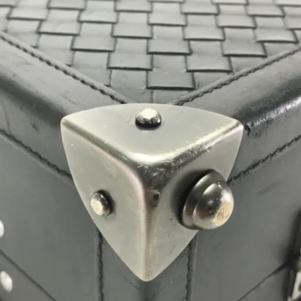 Bottega Veneta Vintage Pre-owned Leather handbags Black Dames