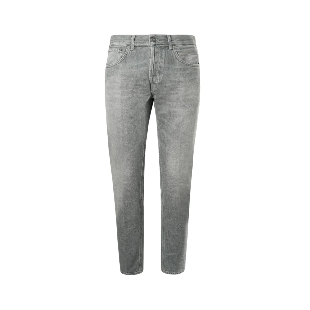 Dondup Herr Grå Jeans W29, Bomull, Slim-Fit Jeans