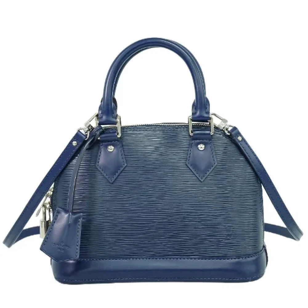Louis Vuitton Vintage Pre-owned Leather handbags Blue Dames