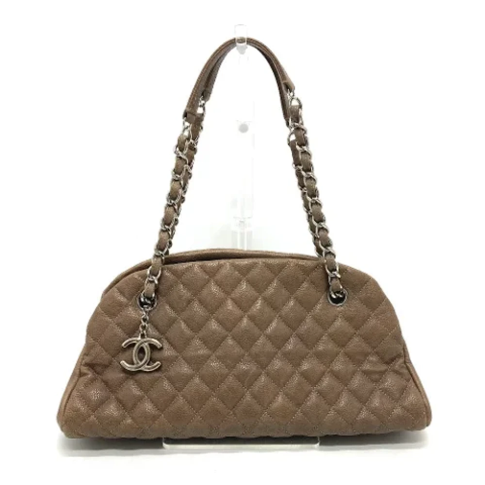 Chanel Vintage Pre-owned Leather chanel-bags Brown Dames