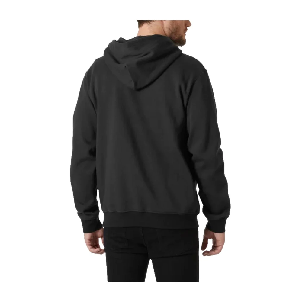 Helly Hansen Grafische Fleece Sweater voor Buitensporten Black Heren