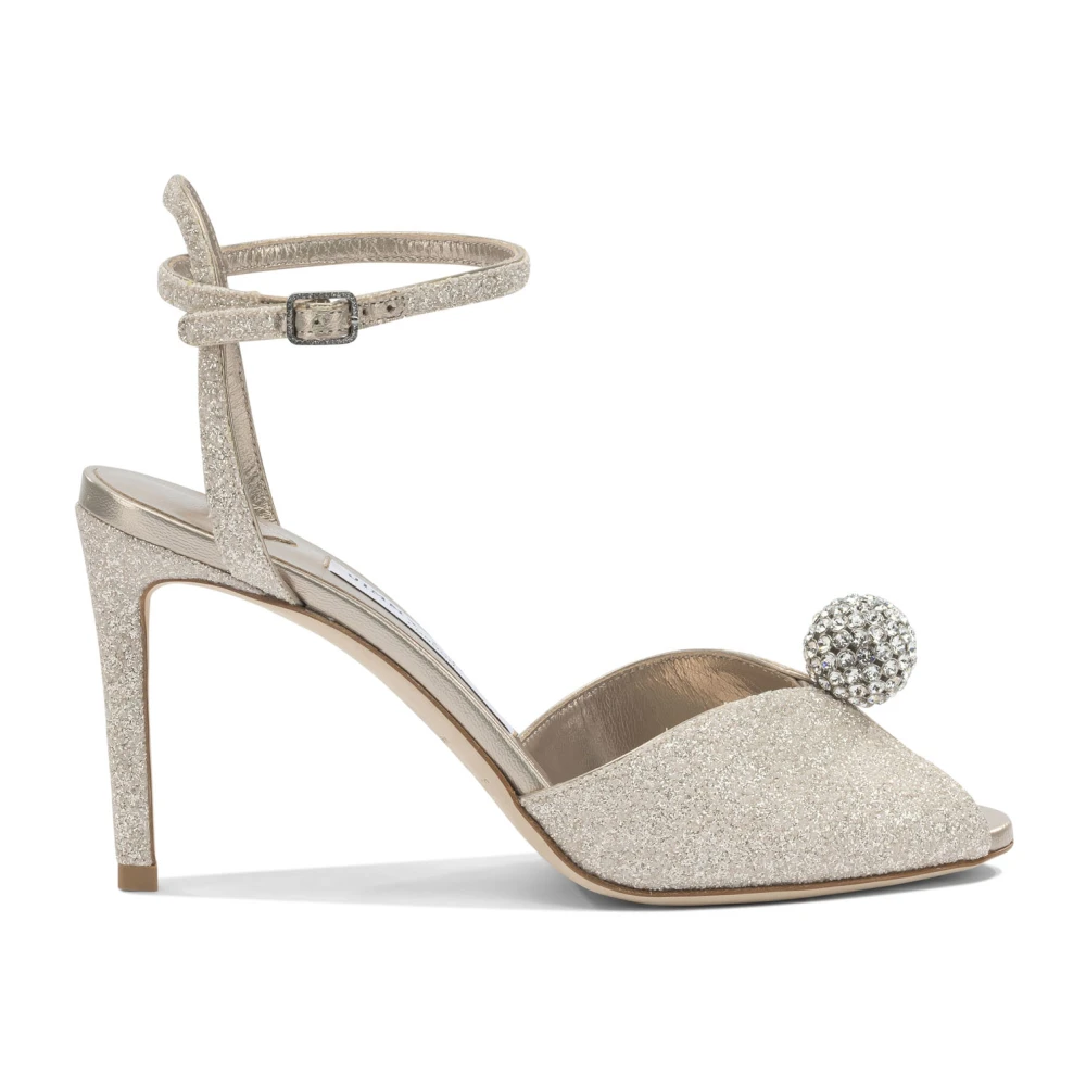 Jimmy Choo Women's Yellow High Heel Sandals, 3 Uk, Sacora 85