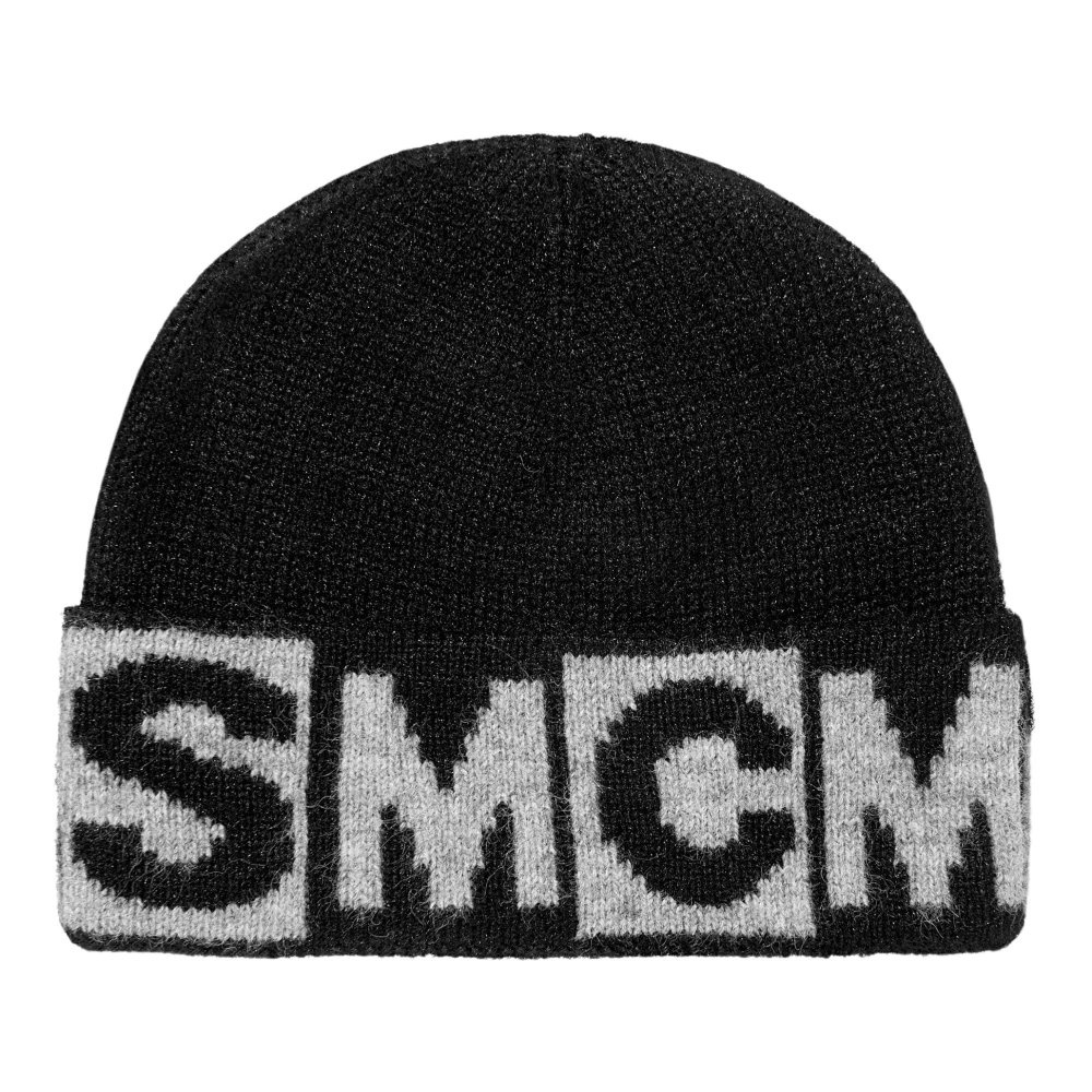 Stella Mccartney Unisex Kids Black Kids Logo Beanie Hat