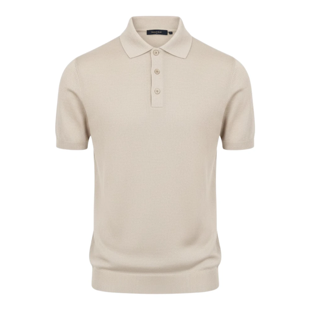 Paolo Pecora Beige Polo Shirts, Male, L, Polo Shirt
