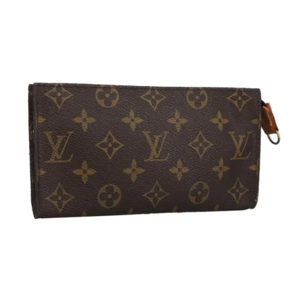 Louis Vuitton Vintage Pre-owned Canvas pouches Brown Dames