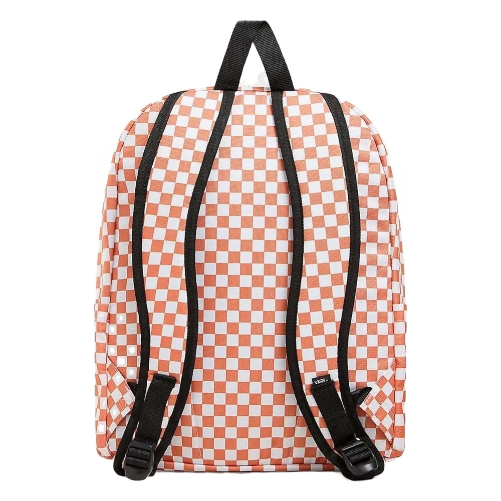 Vans Old Skool Check Rugzak Orange Heren