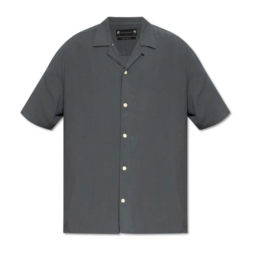 AllSaints Korte mouwen shirt Venetië Gray Heren