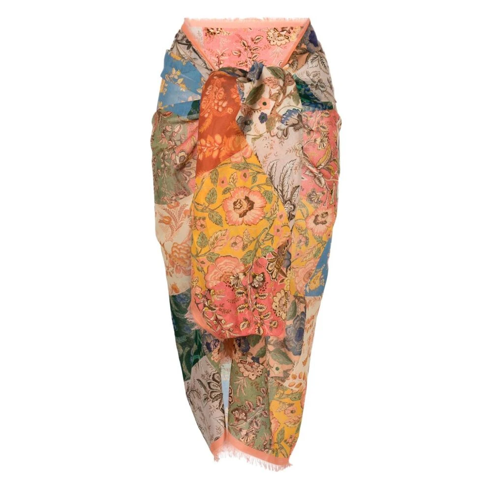 Zimmermann Bloemenprint hoge taille strandkleding Multicolor Dames