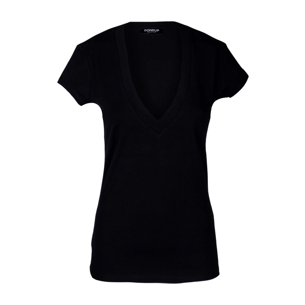 Dondup Women's Black T-Shirts, S, T-Shirts