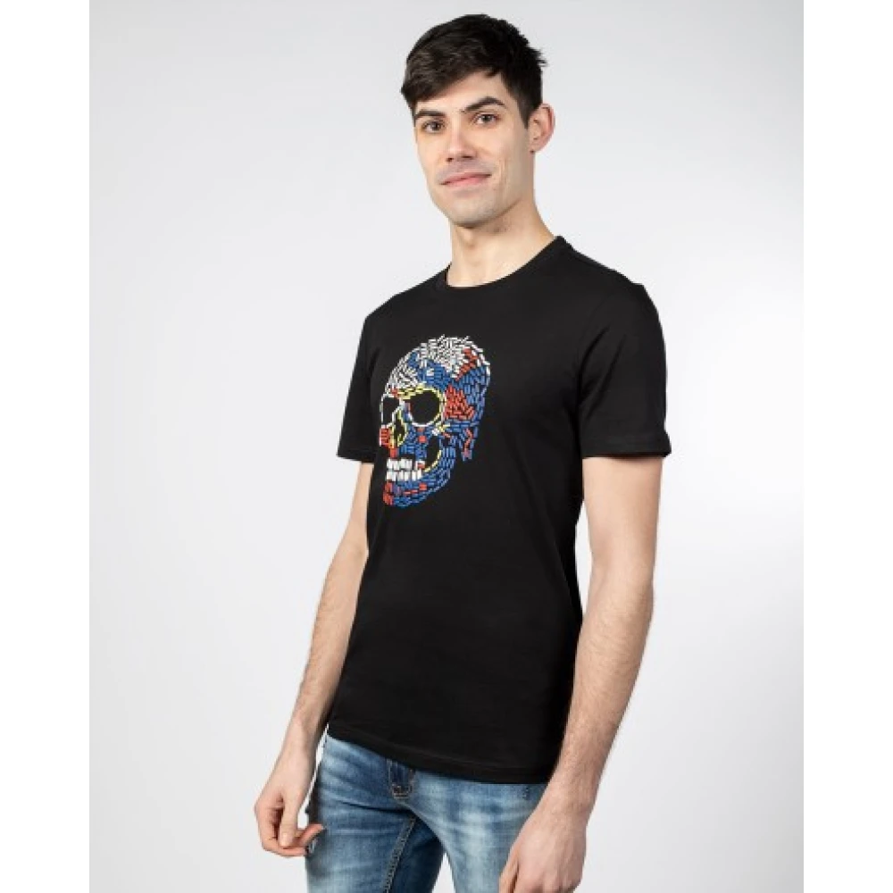 Antony Morato Heren T-shirt van katoen Black Heren