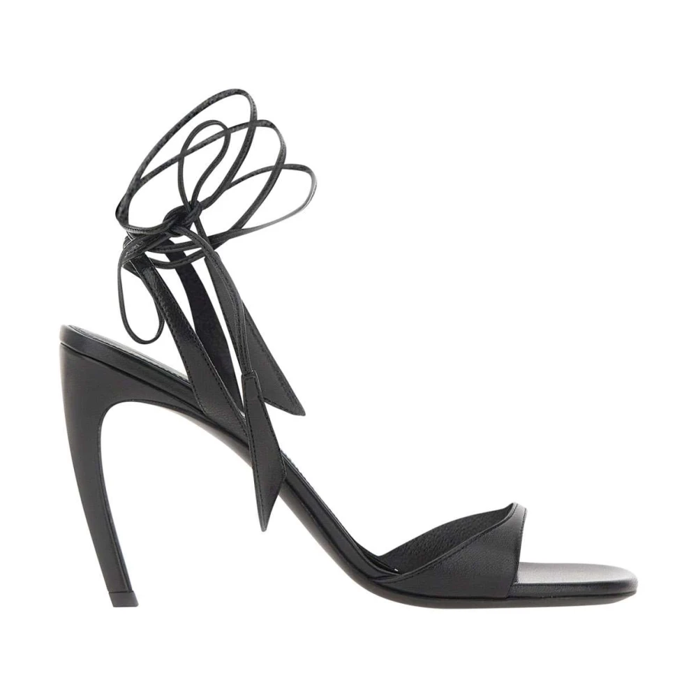The Attico Women's Black High Heel Sandals, 6 Uk, Ora Sandal