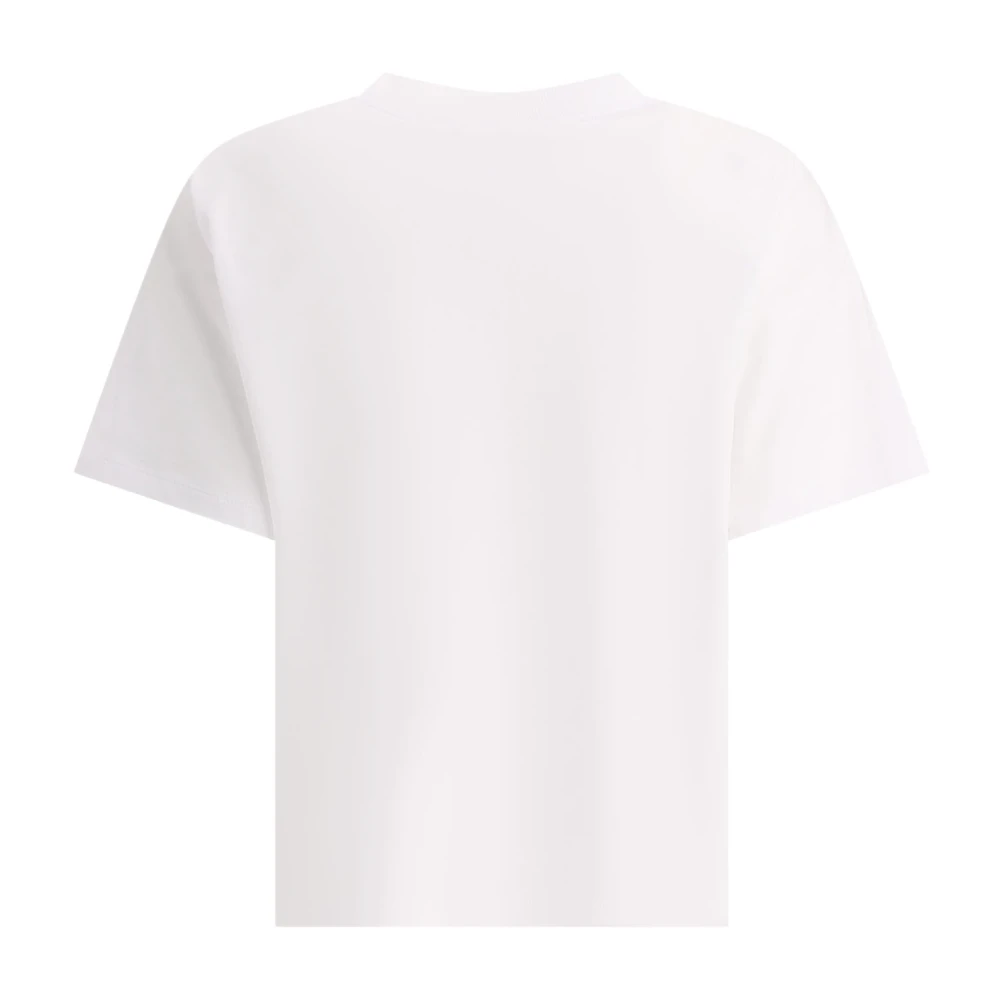 PESERICO T-shirt met helder detail White Dames