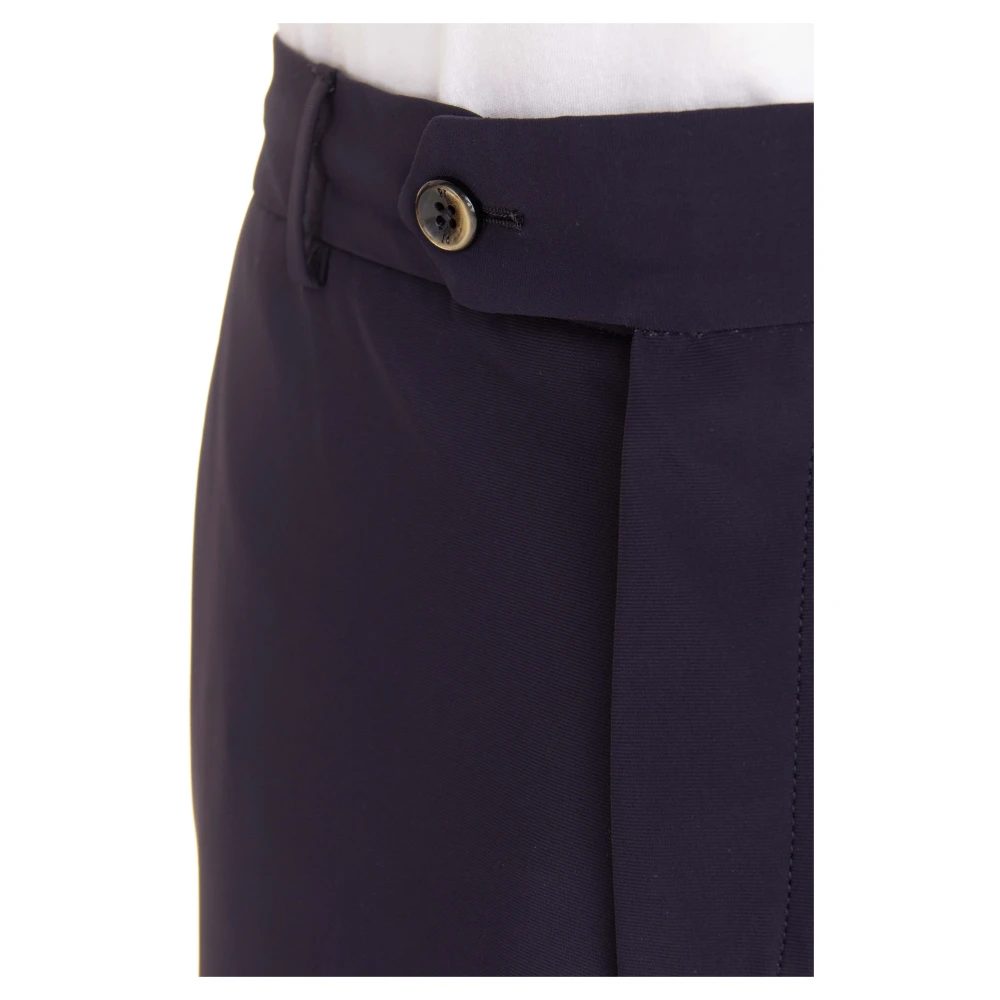 PT Torino Blauwe Slim Jogger Fit Technische Broek Blue Heren