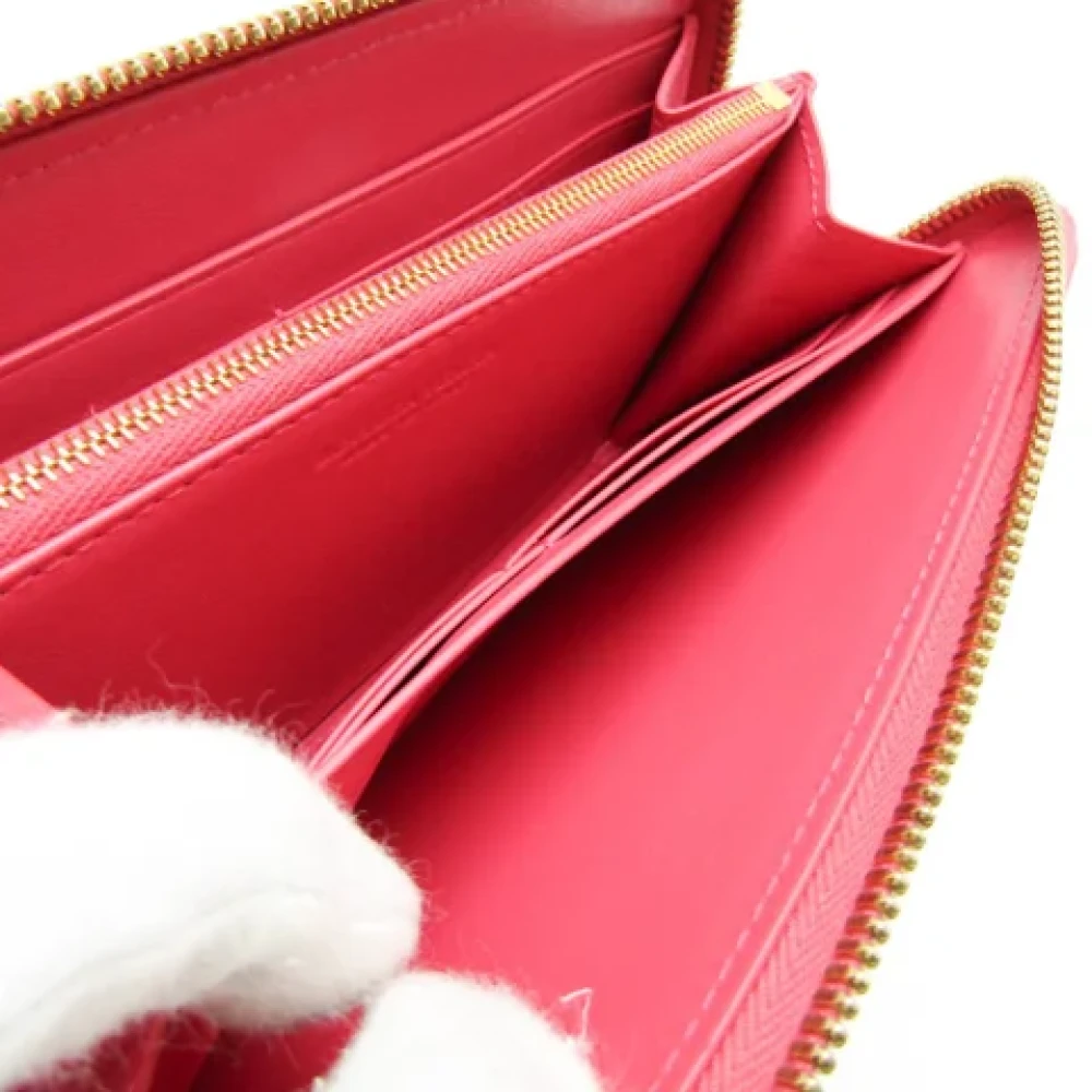 Bottega Veneta Vintage Pre-owned Leather wallets Pink Dames