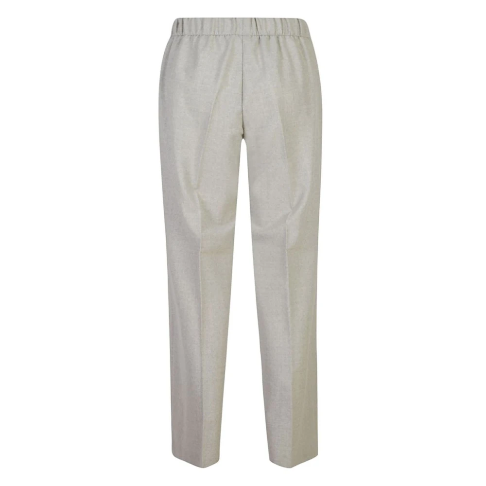 Le Tricot Perugia Grijze Broek Stijlvol Gray Dames