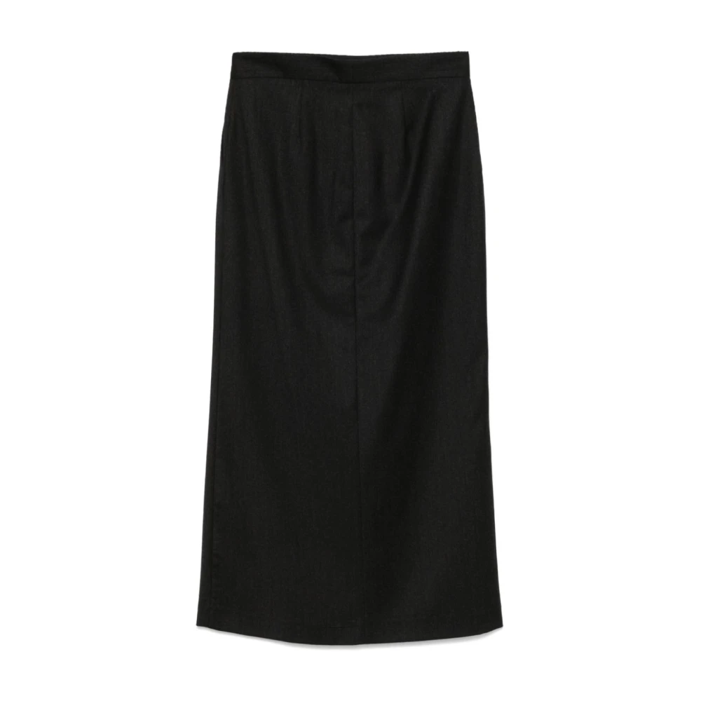 Antonelli Firenze Houtskoolgrijze Pencilrok Gray Dames