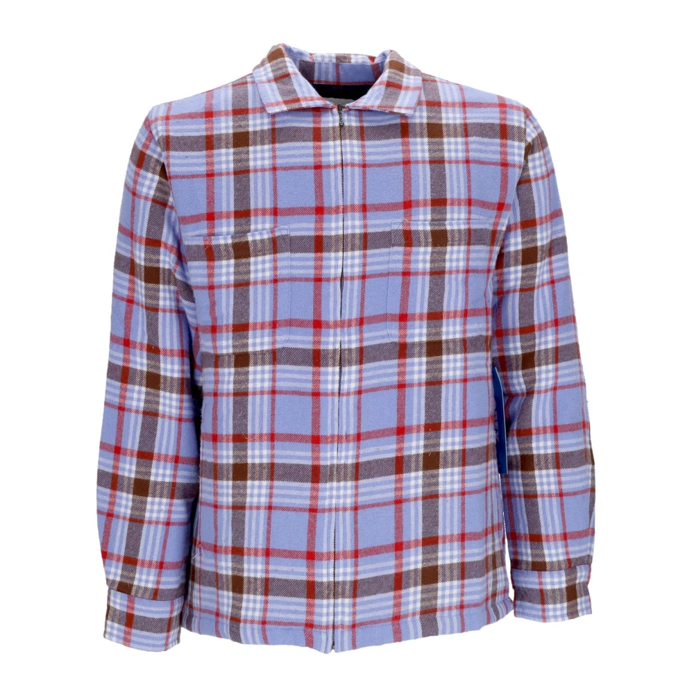Obey Gewatteerd Shirtjack Digitaal Violet Multi Multicolor Heren