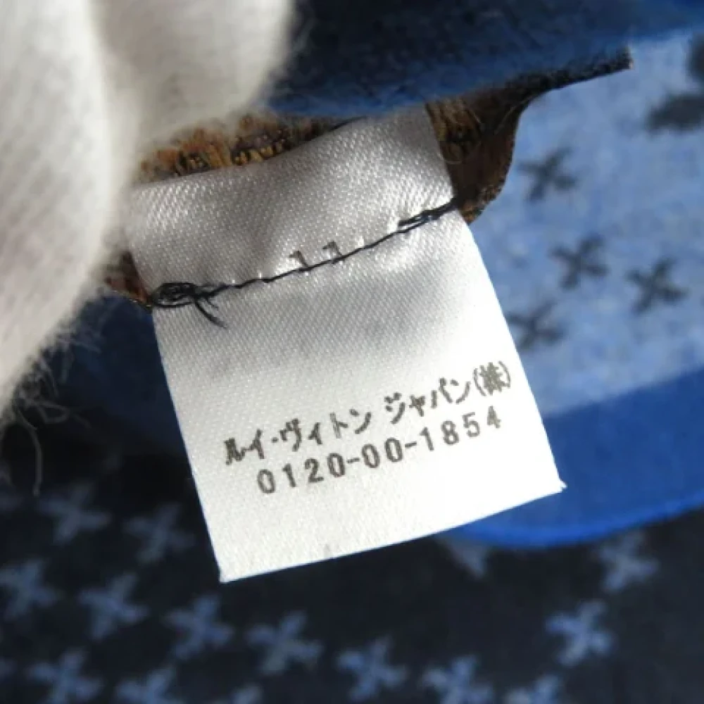 Louis Vuitton Vintage Pre-owned Cashmere scarves Blue Dames