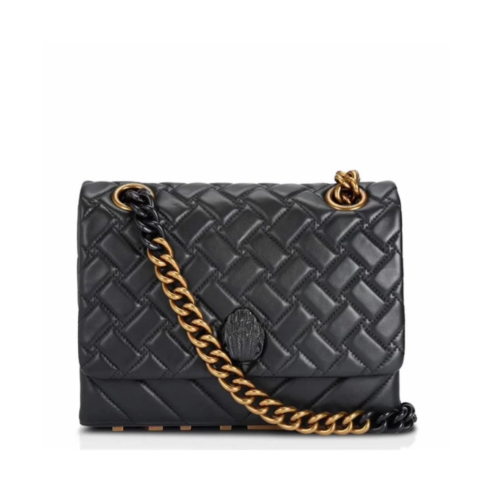 Kurt Geiger Donna Nero - Borsa A Spalla Aquila Nera Con Tracolla A Catena - Bags - One Size - Immagine 1