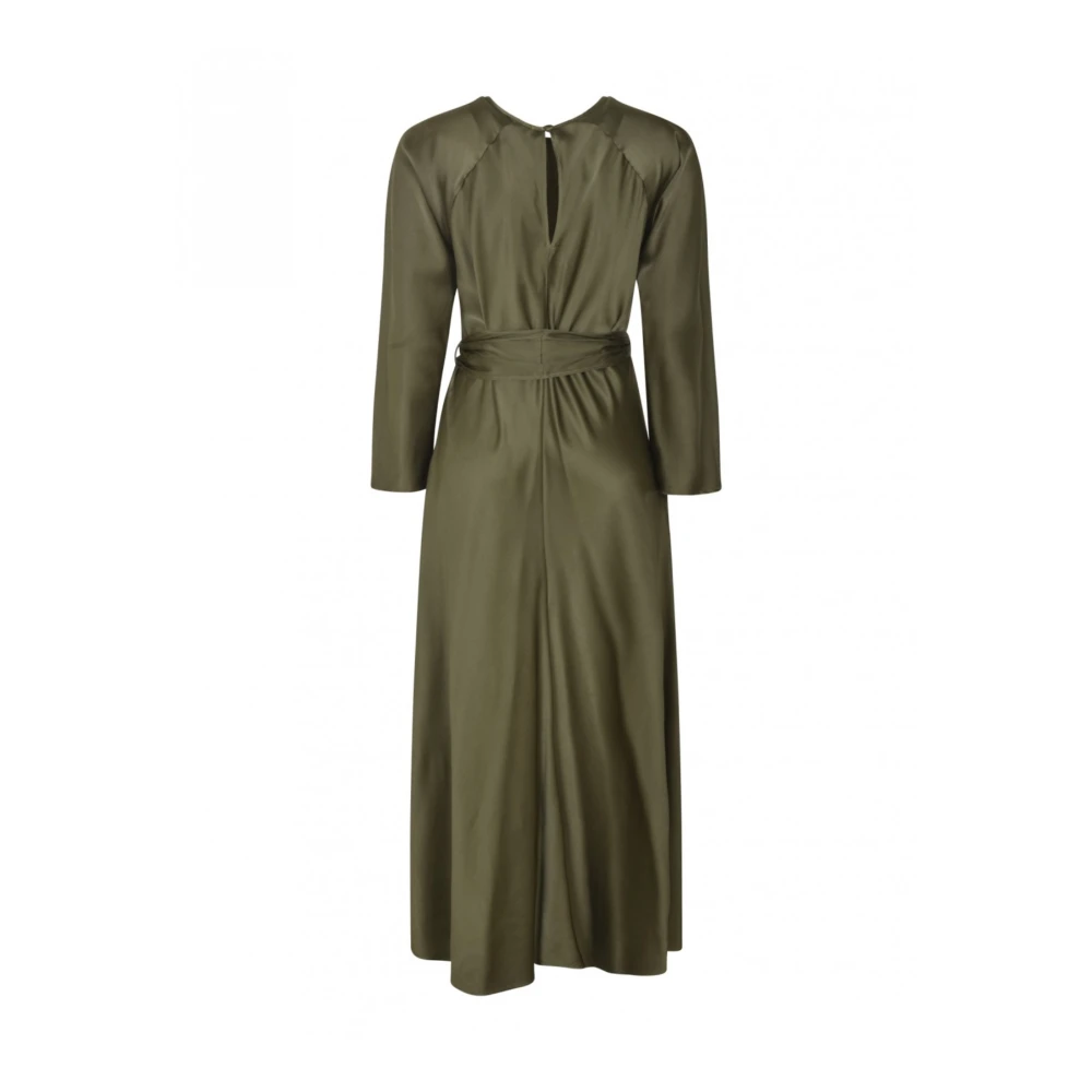 Forte Elegante Olijf Jurk Green Dames