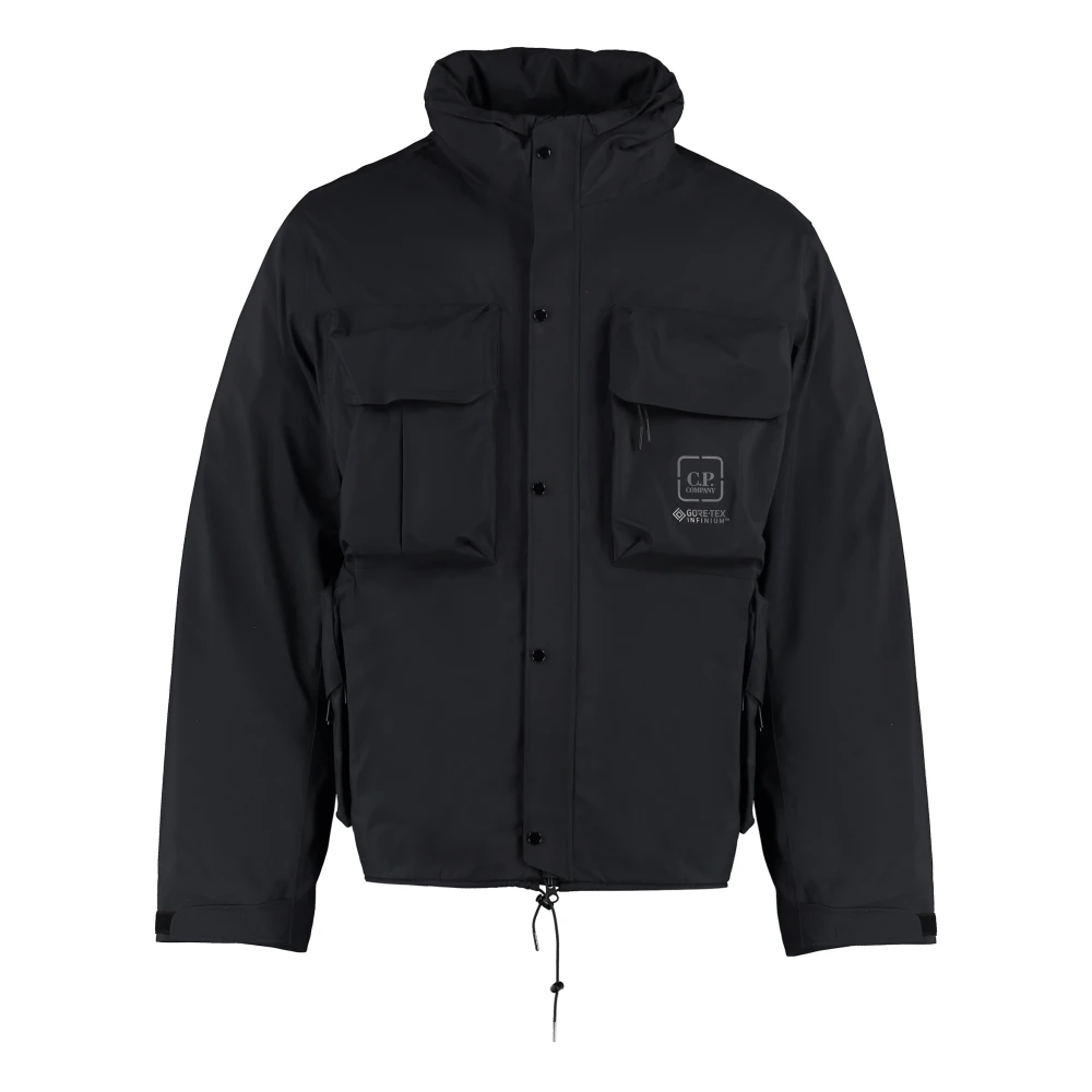 C.P. Company Metropolis Technische Jas met Afneembare Donsvoering Black Heren