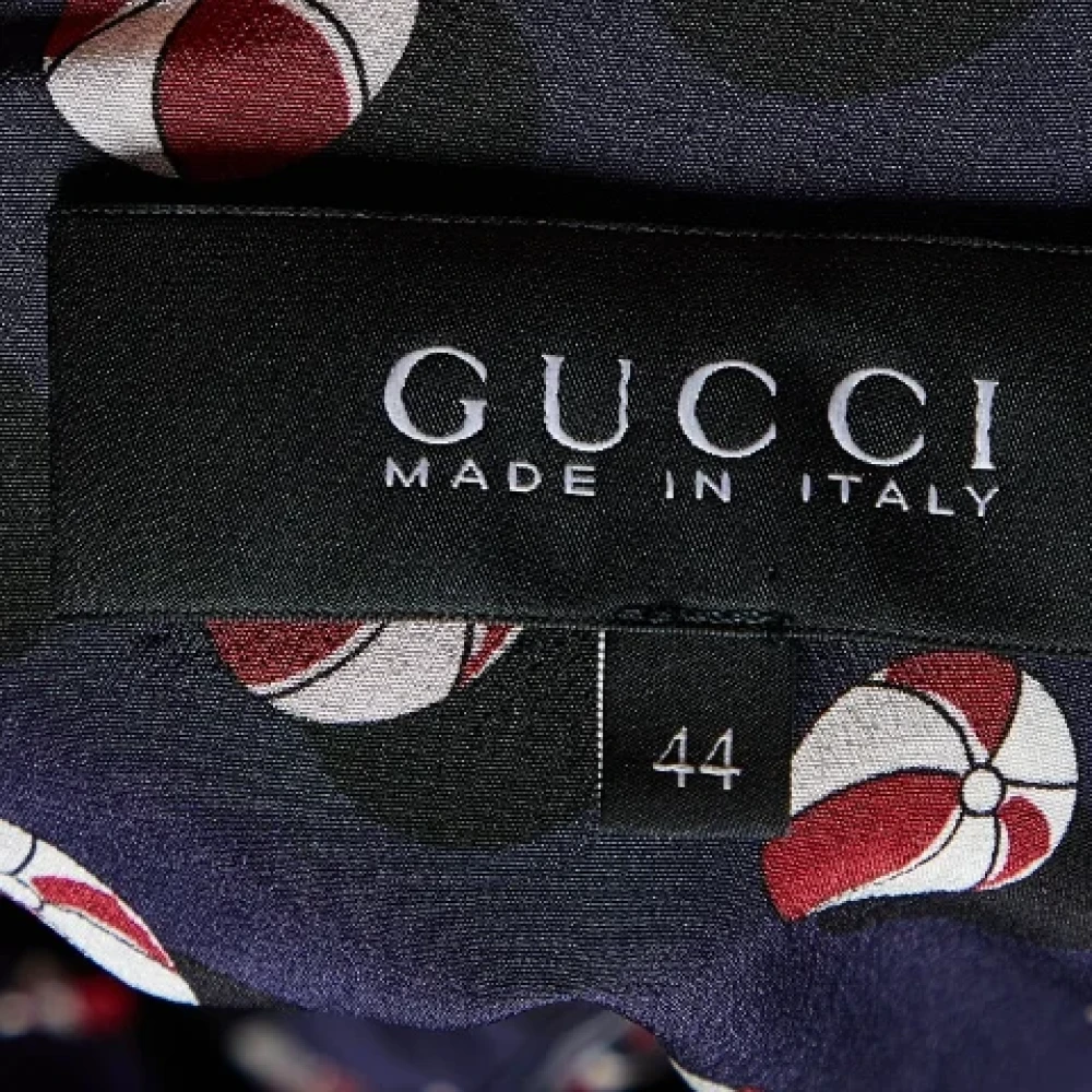 Gucci Vintage Pre-owned Silk dresses Multicolor Dames