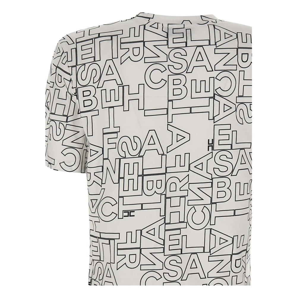 Elisabetta Franchi Witte T-shirts en Polos White Dames