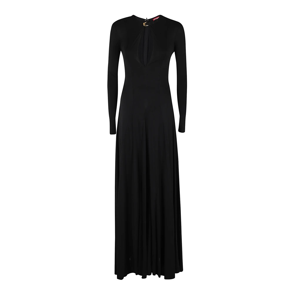 Staud Elegante Amerie Jurk voor Vrouwen Black Dames