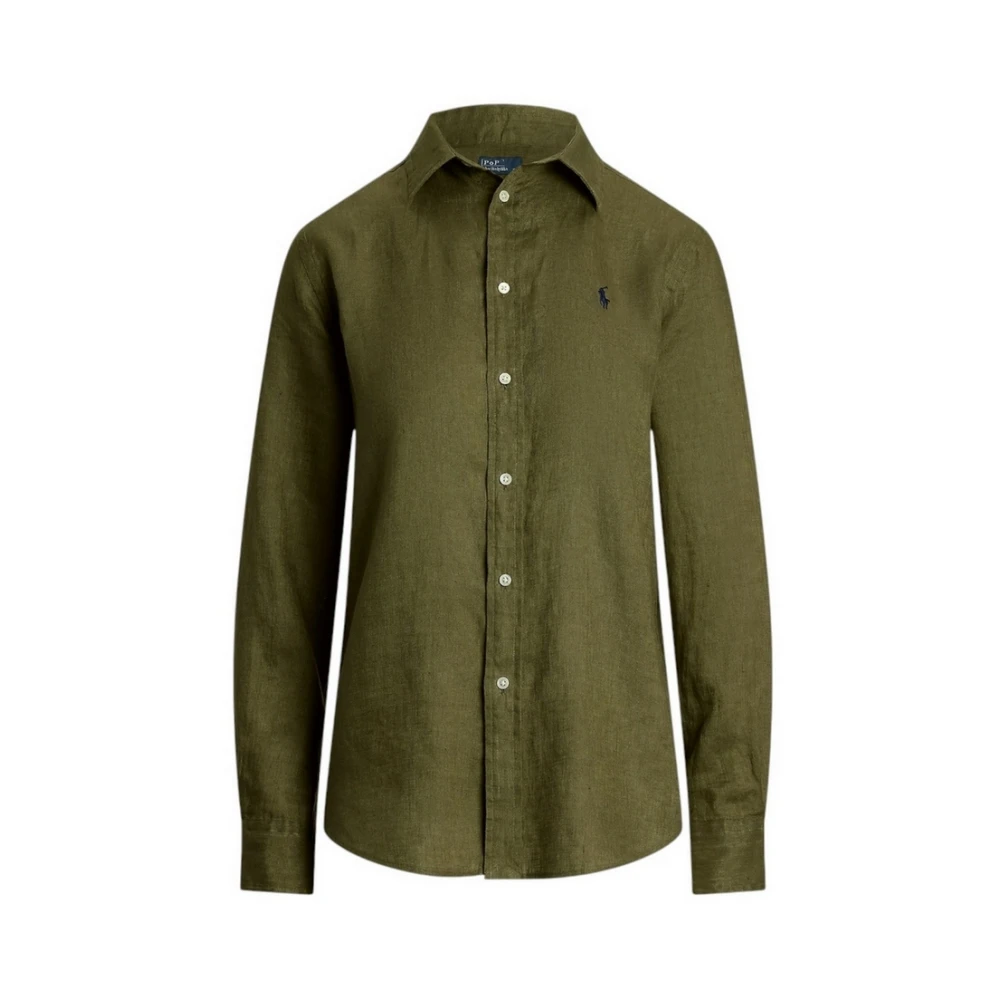 Ralph Lauren Overhemden Militair Green Dames