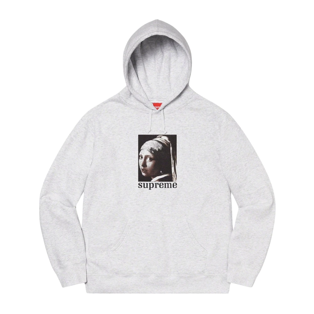 Supreme Beperkte Oplage Parel Hoodie Ash Grey Gray Heren